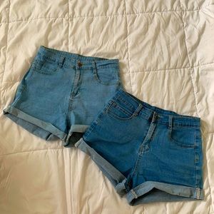 Bundle of Two Denim Shorts
